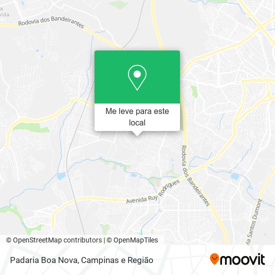 Padaria Boa Nova mapa