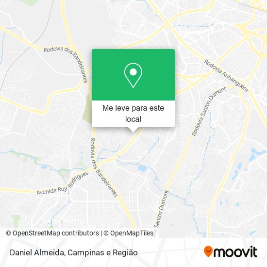 Daniel Almeida mapa