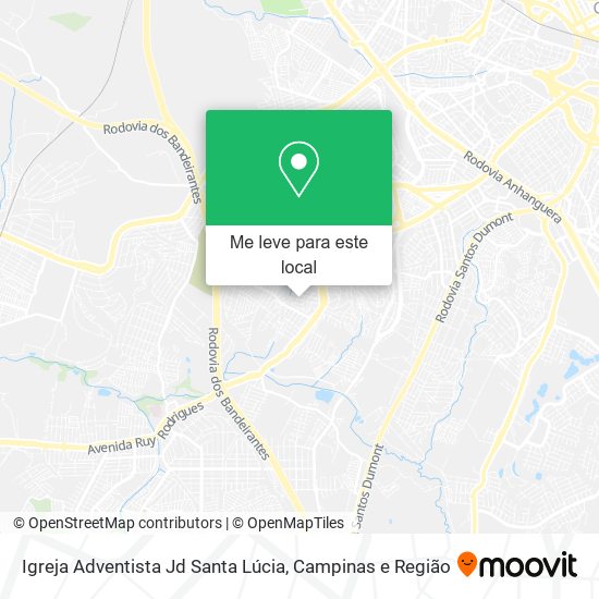 Igreja Adventista Jd Santa Lúcia mapa