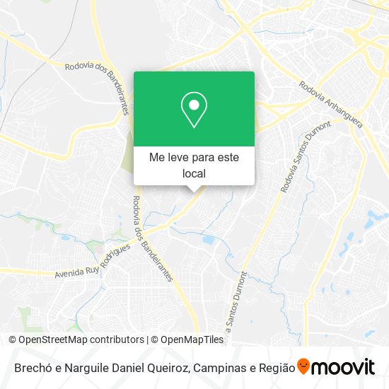 Brechó e Narguile Daniel Queiroz mapa