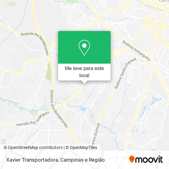 Xavier Transportadora mapa