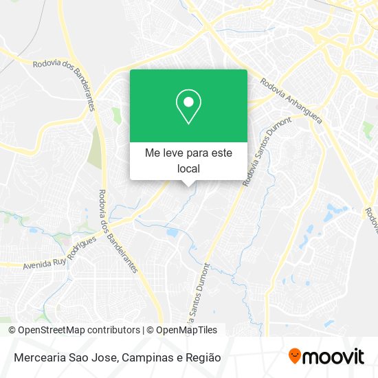 Mercearia Sao Jose mapa