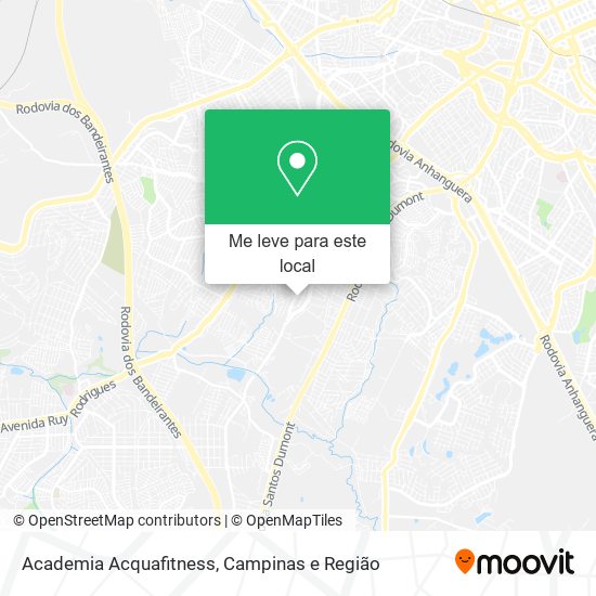 Academia Acquafitness mapa