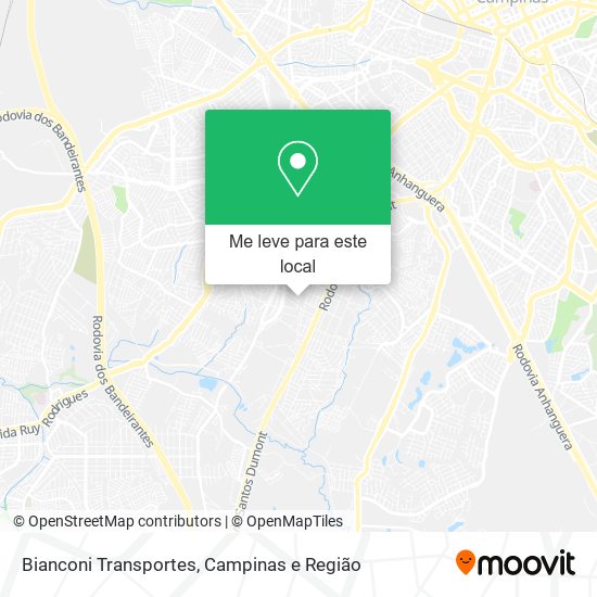 Bianconi Transportes mapa