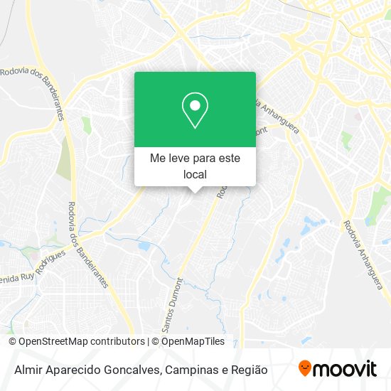 Almir Aparecido Goncalves mapa