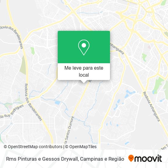 Rms Pinturas e Gessos Drywall mapa