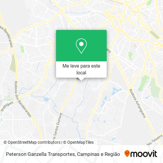 Peterson Ganzella Transportes mapa