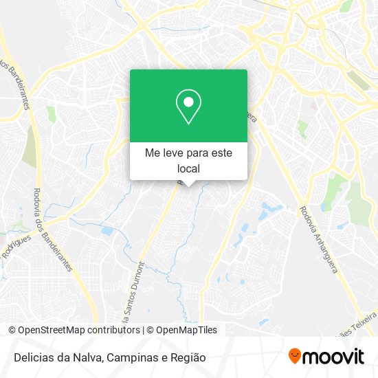 Delicias da Nalva mapa