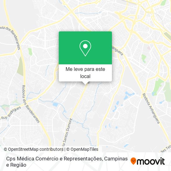 Cps Médica Comércio e Representações mapa