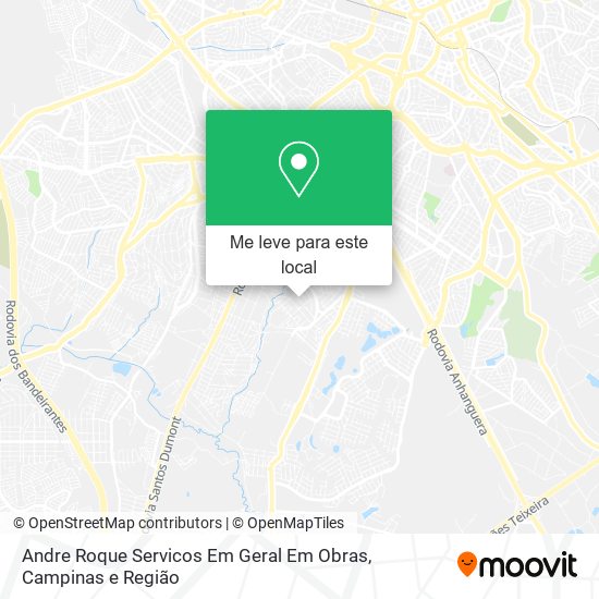 Andre Roque Servicos Em Geral Em Obras mapa