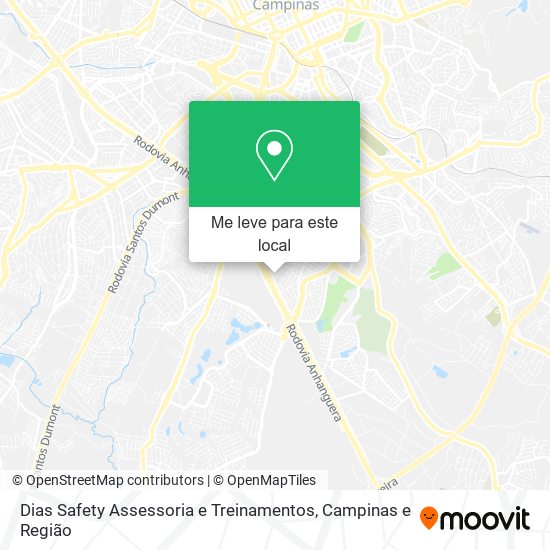 Dias Safety Assessoria e Treinamentos mapa
