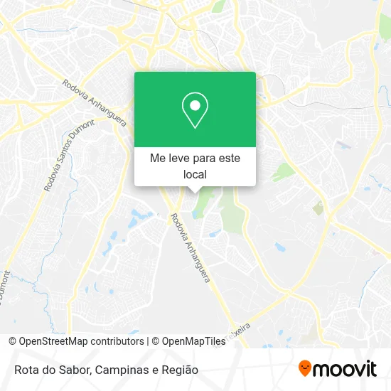 Rota do Sabor mapa
