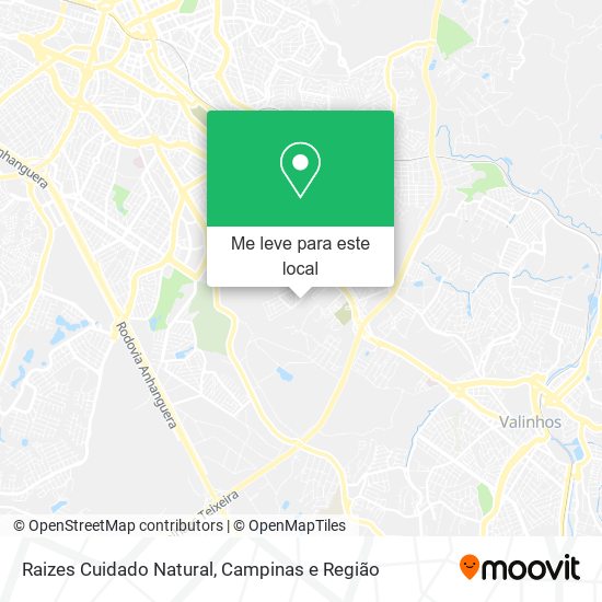 Raizes Cuidado Natural mapa