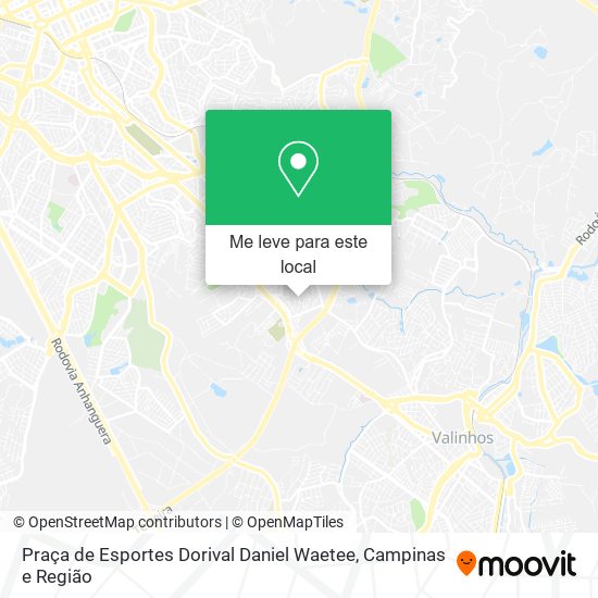 Praça de Esportes Dorival Daniel Waetee mapa