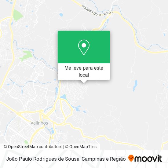 João Paulo Rodrigues de Sousa mapa