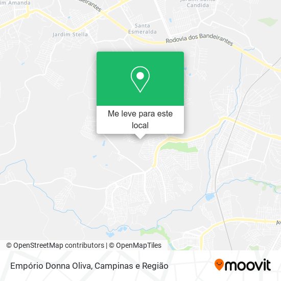 Empório Donna Oliva mapa