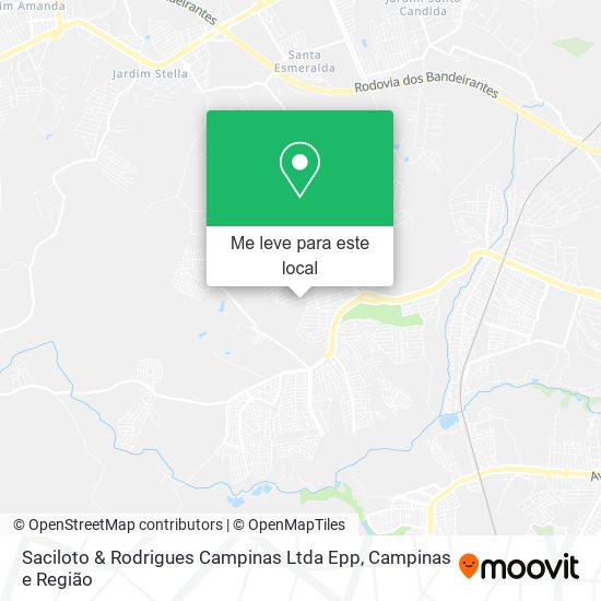 Saciloto & Rodrigues Campinas Ltda Epp mapa