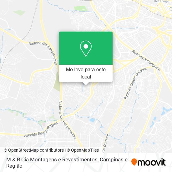 M & R Cia Montagens e Revestimentos mapa