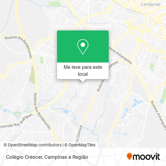 Colégio Crescer mapa
