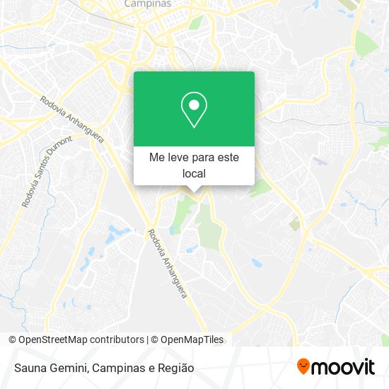 Sauna Gemini mapa