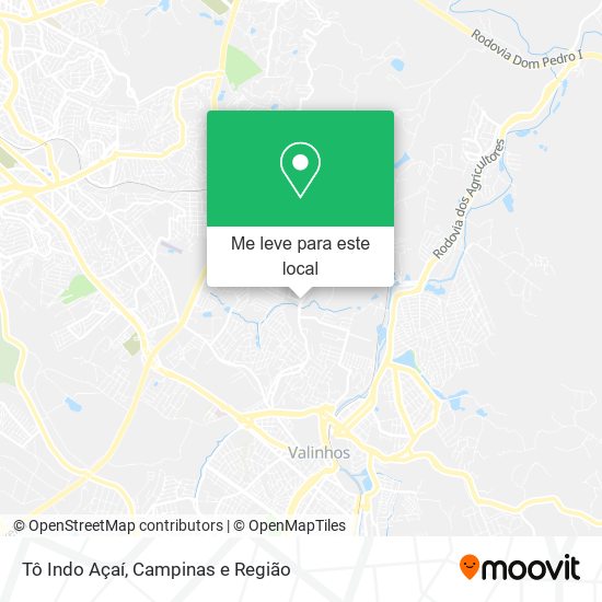 Tô Indo Açaí mapa