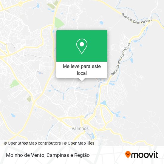 Moinho de Vento mapa