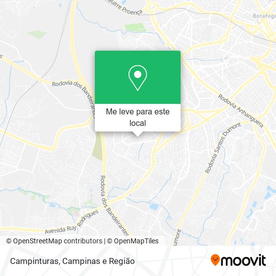 Campinturas mapa