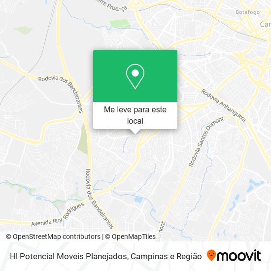 Hl Potencial Moveis Planejados mapa