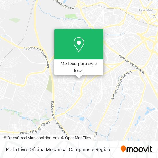 Roda Livre Oficina Mecanica mapa