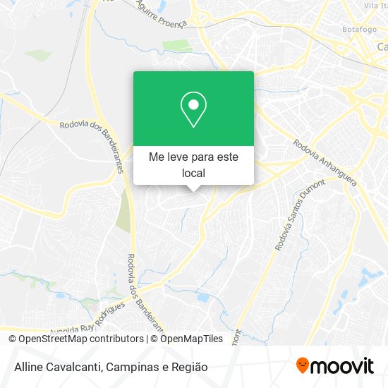 Alline Cavalcanti mapa