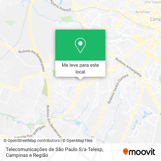 Telecomunicações de São Paulo S / a-Telesp mapa