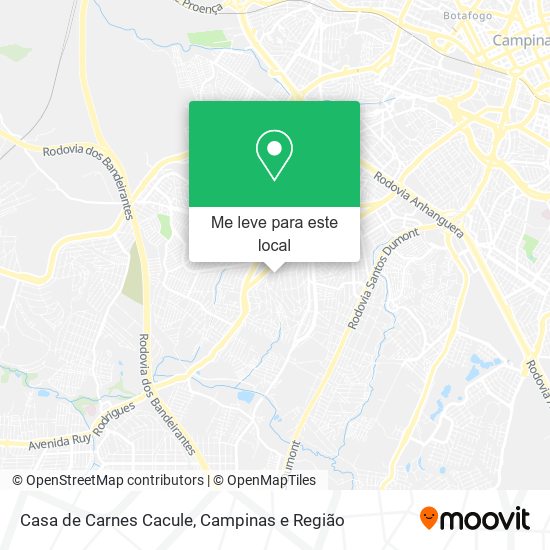 Casa de Carnes Cacule mapa