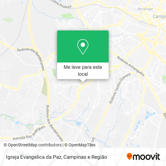 Igreja Evangelica da Paz mapa