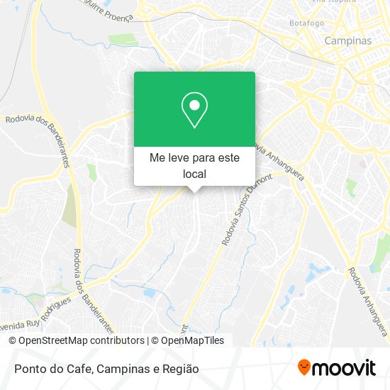 Ponto do Cafe mapa