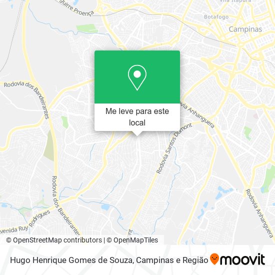 Hugo Henrique Gomes de Souza mapa
