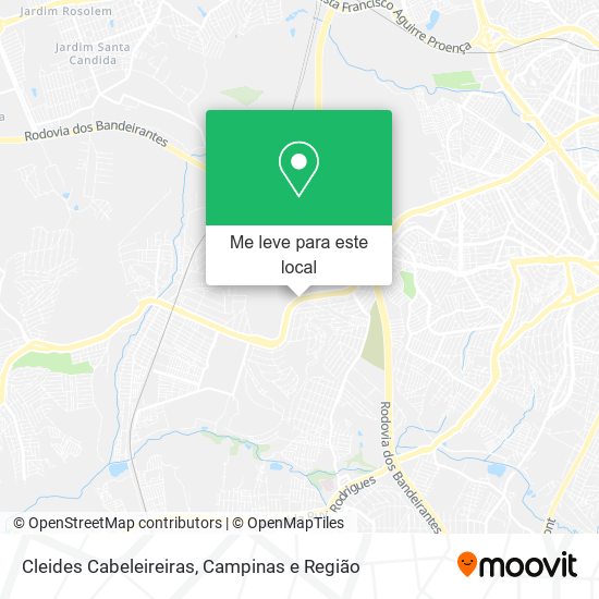 Cleides Cabeleireiras mapa