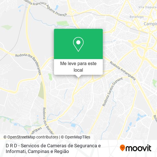 D R D - Servicos de Cameras de Seguranca e Informati mapa