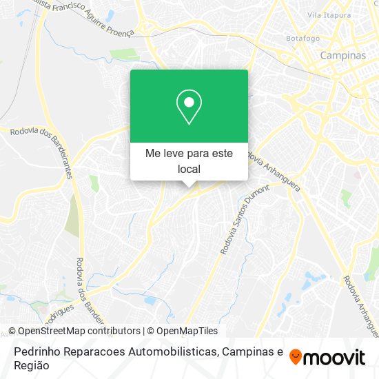 Pedrinho Reparacoes Automobilisticas mapa