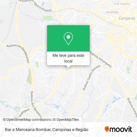 Bar e Mercearia Bombar mapa