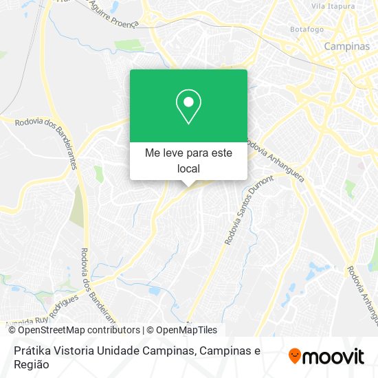 Prátika Vistoria Unidade Campinas mapa