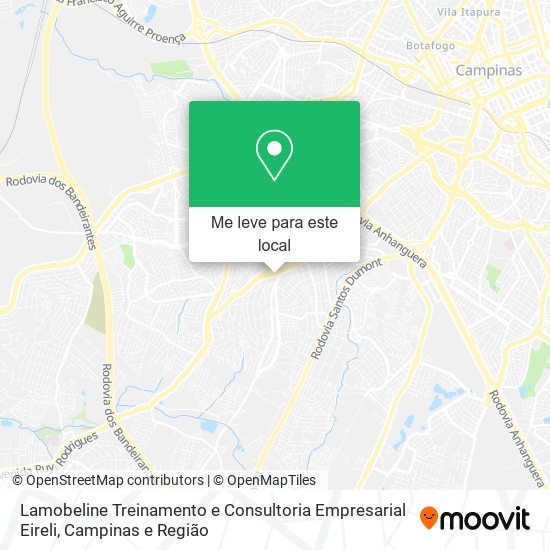 Lamobeline Treinamento e Consultoria Empresarial Eireli mapa
