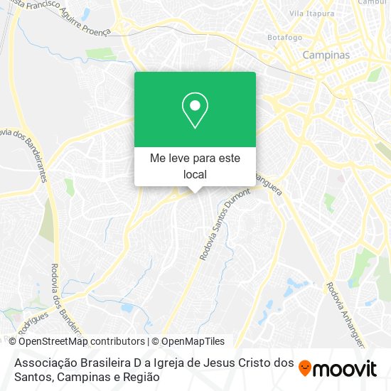 Associação Brasileira D a Igreja de Jesus Cristo dos Santos mapa