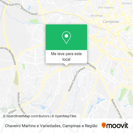 Chaveiro Martins e Variedades mapa