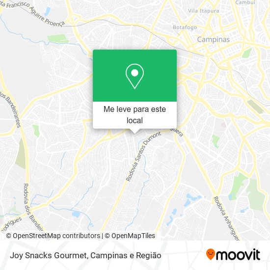 Joy Snacks Gourmet mapa