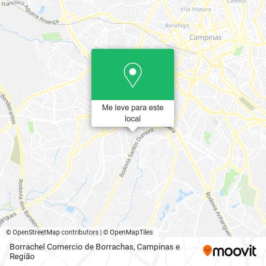 Borrachel Comercio de Borrachas mapa