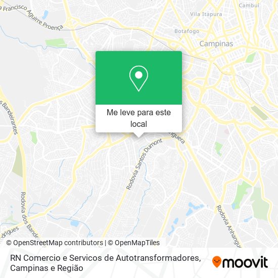 RN Comercio e Servicos de Autotransformadores mapa