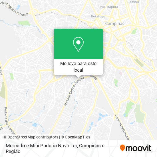 Mercado e Mini Padaria Novo Lar mapa