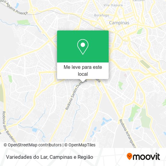 Variedades do Lar mapa