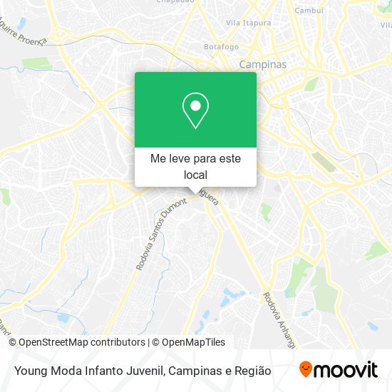 Young Moda Infanto Juvenil mapa