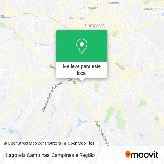 Lagotela Campinas mapa